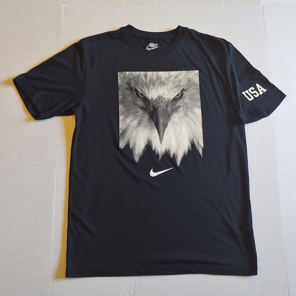 nike logo eagle t shirt
